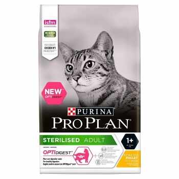 Pro Plan Sterilised Cat Optidigest Pui, 400 g
