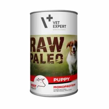 Raw Paleo Puppy Dog Vita si Orez 400 g