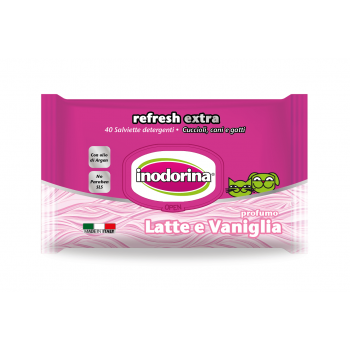 Servetele Inodorina Refresh Extra Milk&Vanilla, 40 Buc