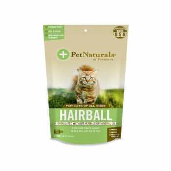 Supliment Pisici Pet Naturals Hairball, 30 tablete