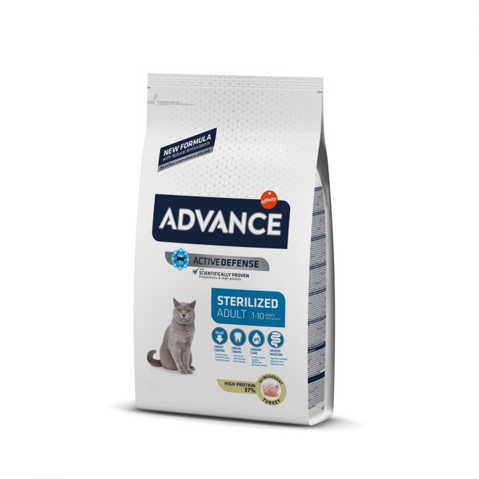 Advance Cat Adult Sterilised cu Curcan, 3 kg
