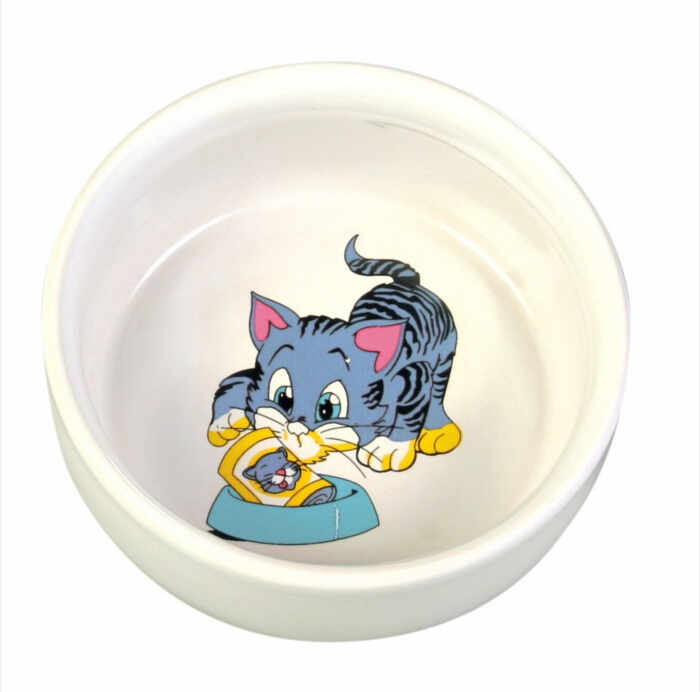 Castron Pisica Ceramica 0.3 l 11 cm