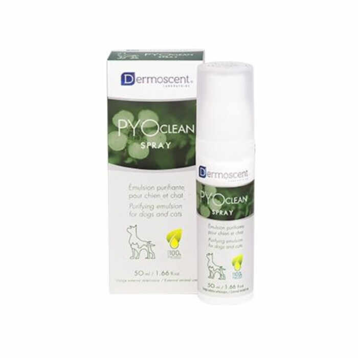 Dermoscent Pyoclean Spray pentru caini si pisici, 50 ml