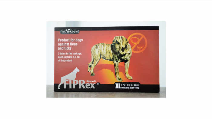 Fiprex 75 XL pentru caini 40-60 kg - 3 pipete Antiparazitare
