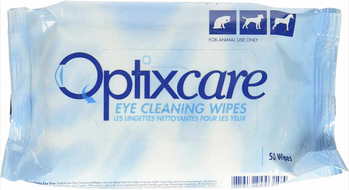 Optixcare EYE CLEANING WIPES, 50 servetele umede