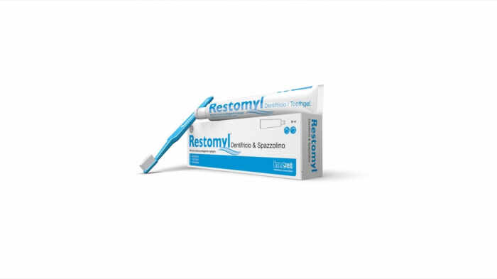 Restomyl, gel dentar cu periuta, 50 ml