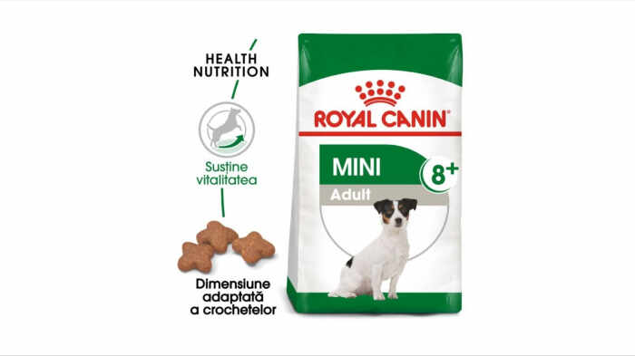 Royal Canin Mini Adult (+8), hrana uscata caini - 2 Kg