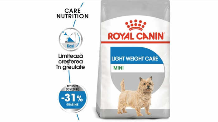 Royal Canin Mini Light Weight Care Adult, hrana uscata caini, Controlul greutatii, 1kg