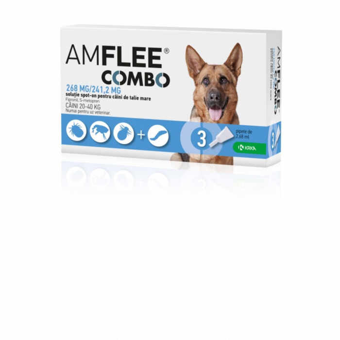 AMFLEE COMBO DOG 268 mg - L (20-40 kg) x 3 pipete