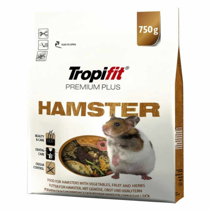 Hrana Premium pentru hamsteri, Tropifit Premium Plus Hamster , 750 g