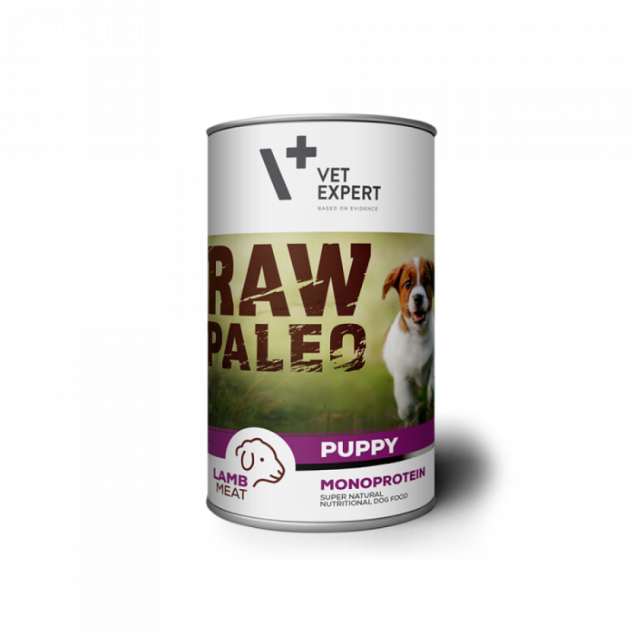 Raw Paleo, hrana umeda pentru Puppy, Miel 800 g