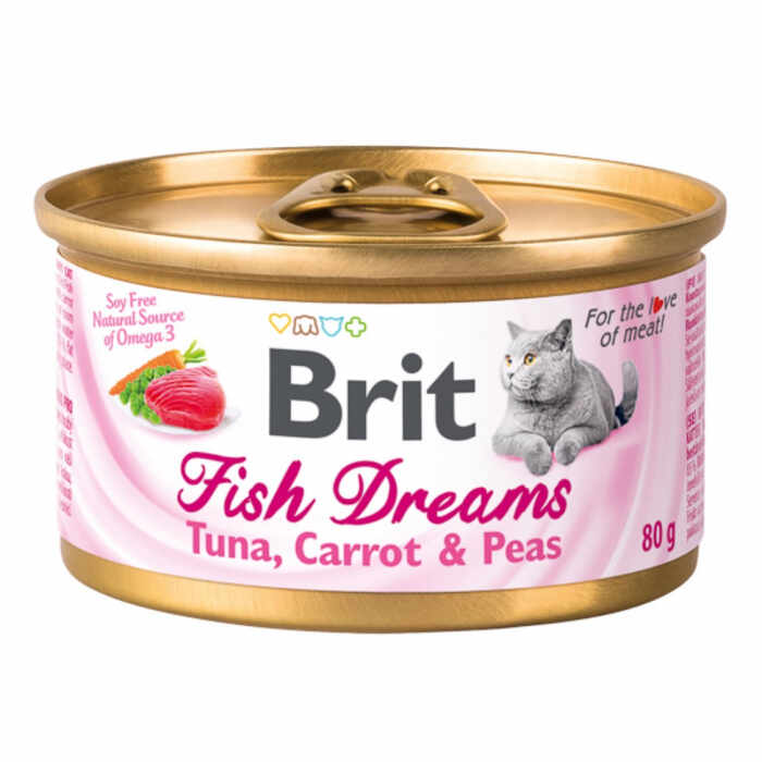 Brit Fish Dreams Tuna, Carrot and Pea, 80 g