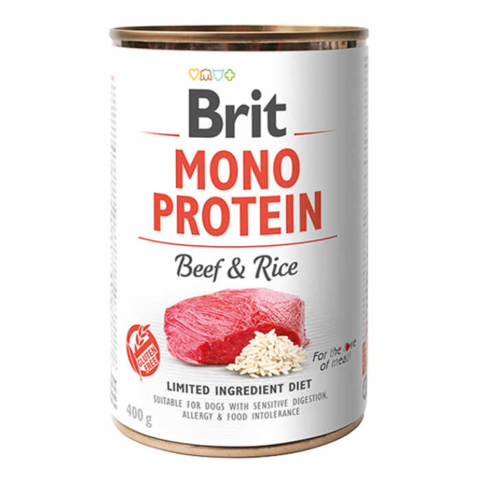 Brit Mono Protein Beef Rice 400 g