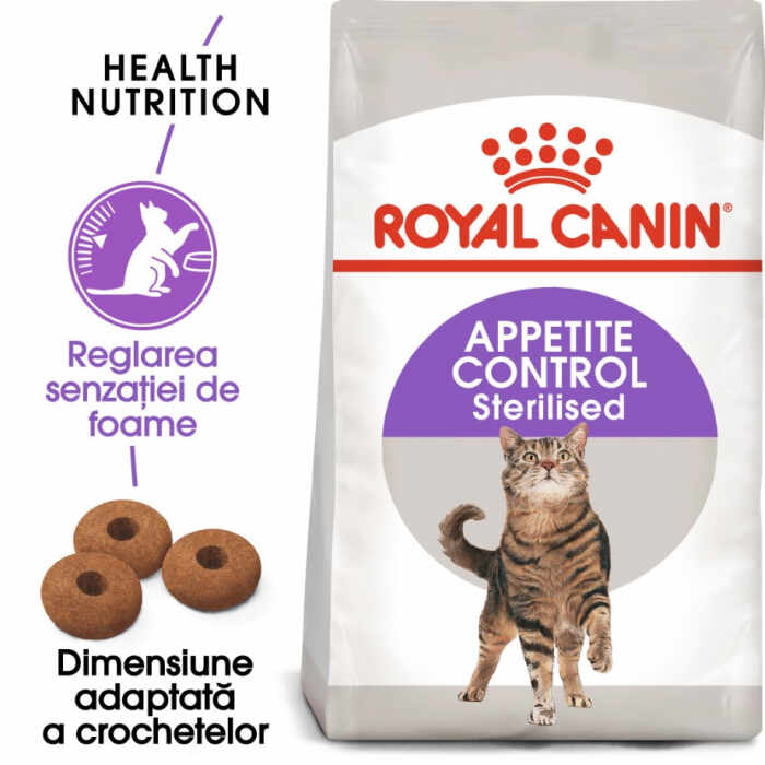 Royal Canin Appetite Control Care, hrana uscata pisici, adult sterilizat, reglarea apetitului, 10kg