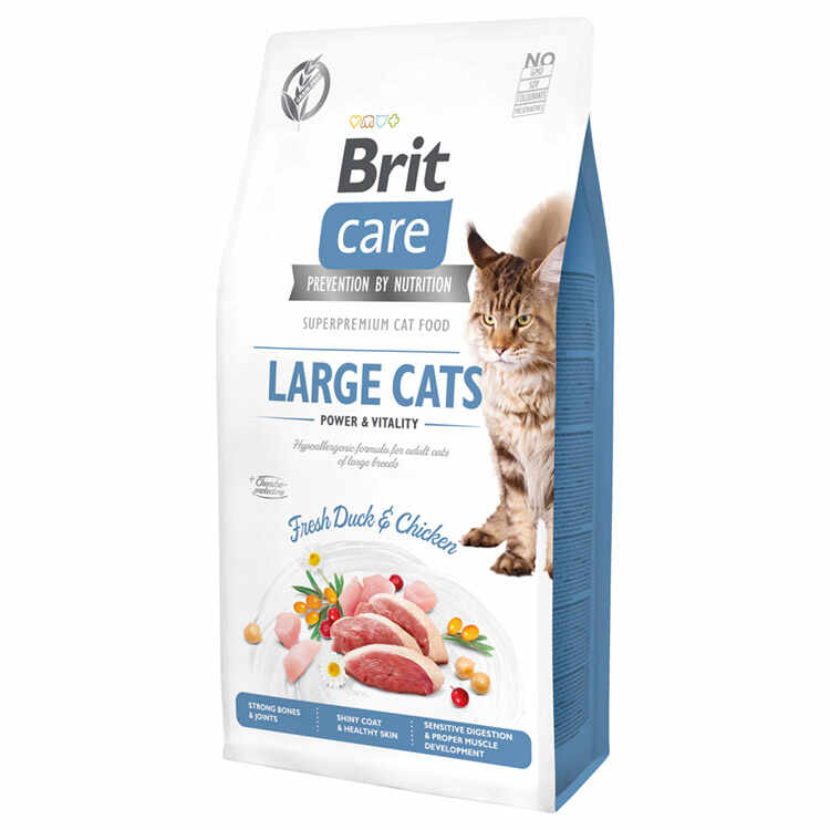 Hrana Uscata Pisici BRIT CARE Grain Free Adult Large Cats Power and Vitality 7kg