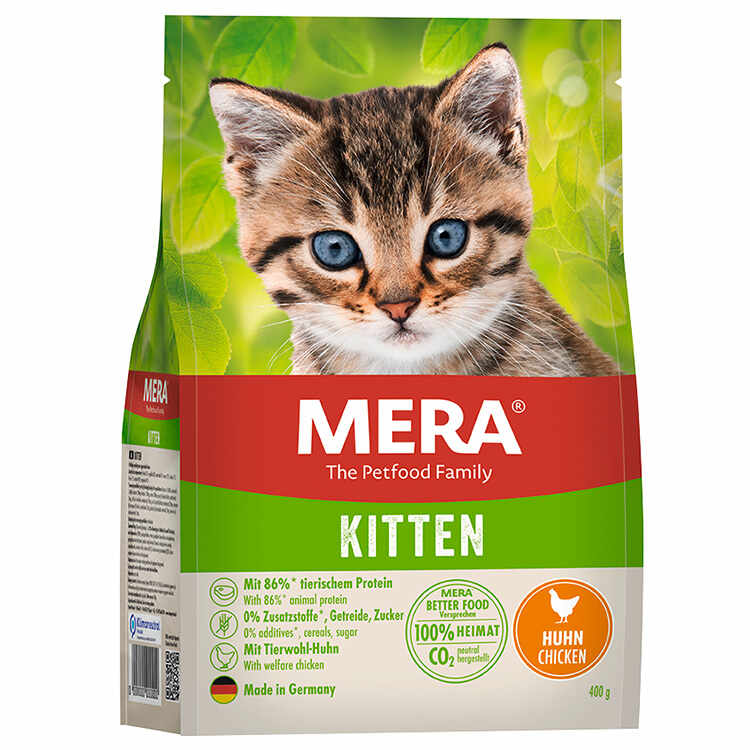 Hrana Uscata Pisici MERA Kitten cu Pui 400g