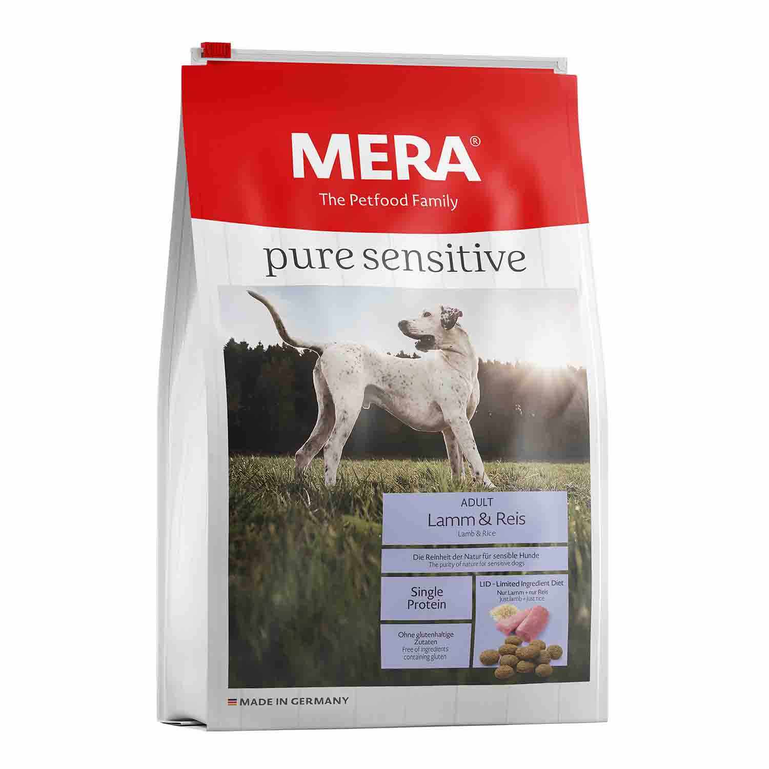 Hrana uscata MERA Pure sensitive Adult Miel si Orez 4kg