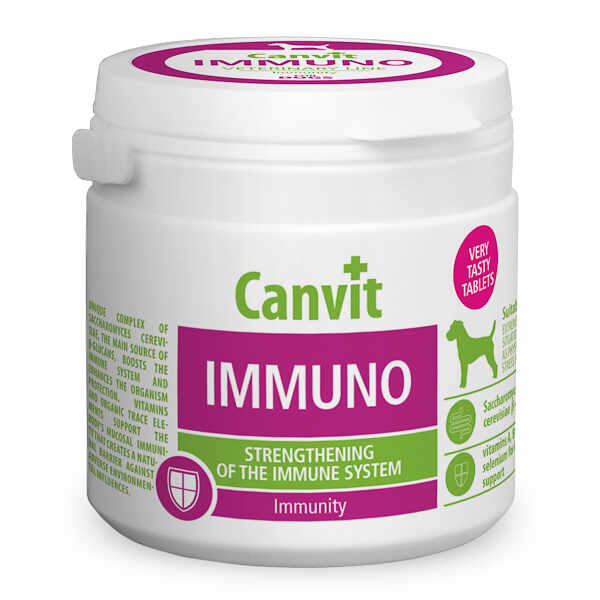 Supliment nutritiv Caini CANVIT Immuno 100G