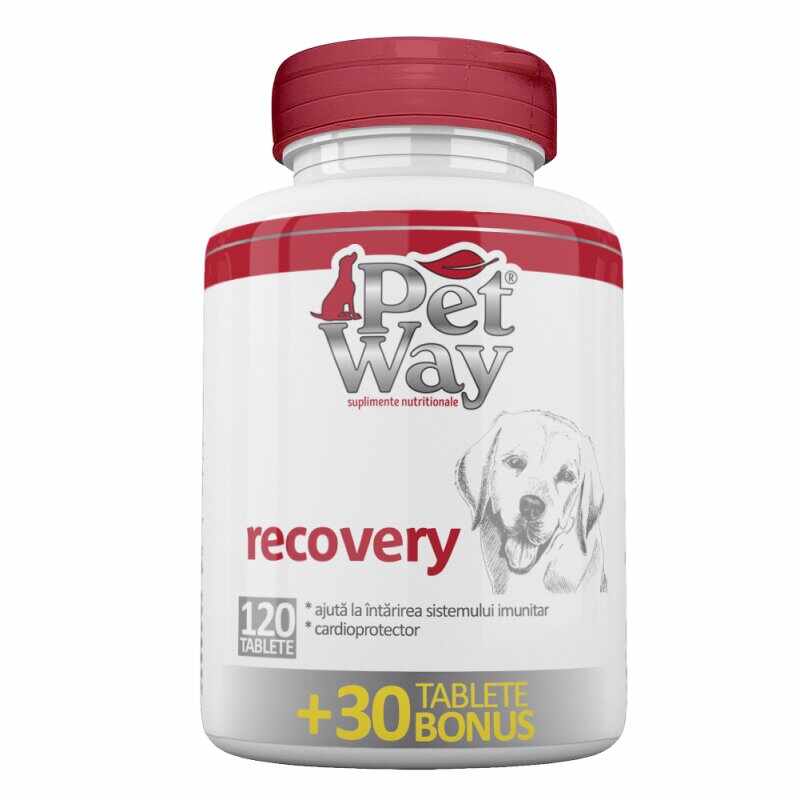 Supliment nutritiv PETWAY Recovery - Tablete 120+30 BONUS