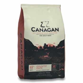 CANAGAN Country Game, XS-XL, Vânat, hrană uscată fără cereale câini junior & adult, 12kg
