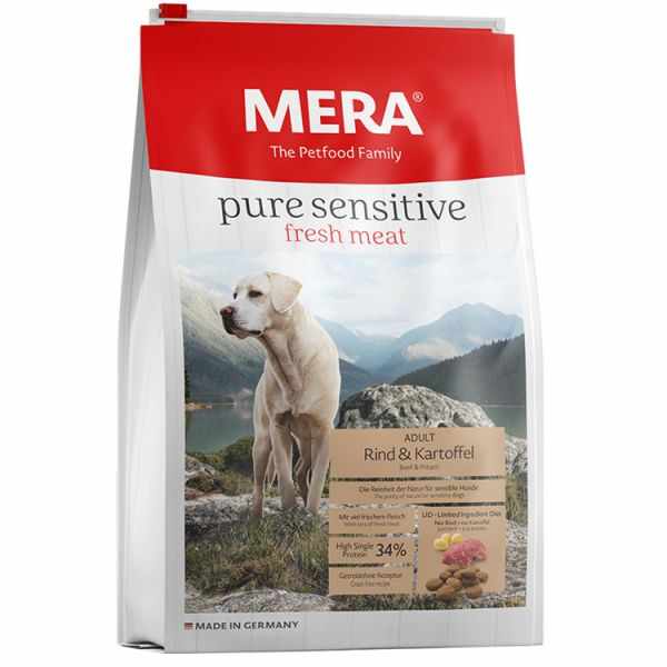 Hrana uscata MERA Pure Sensitive Adult Meat Vita&Cartof 4kg