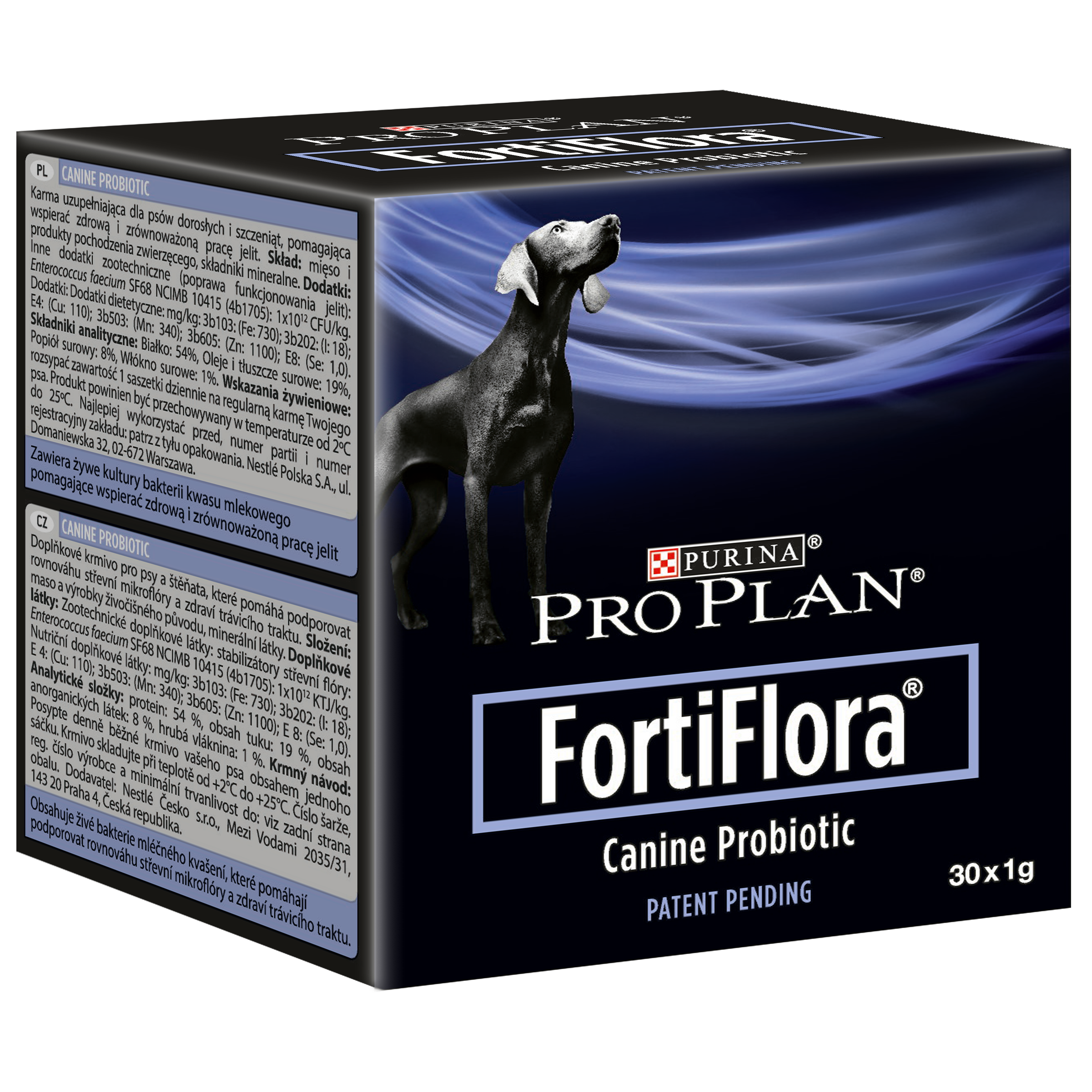 PURINA PRO PLAN VETERINARY DIETS FortiFlora Canine, 30 x 1 g