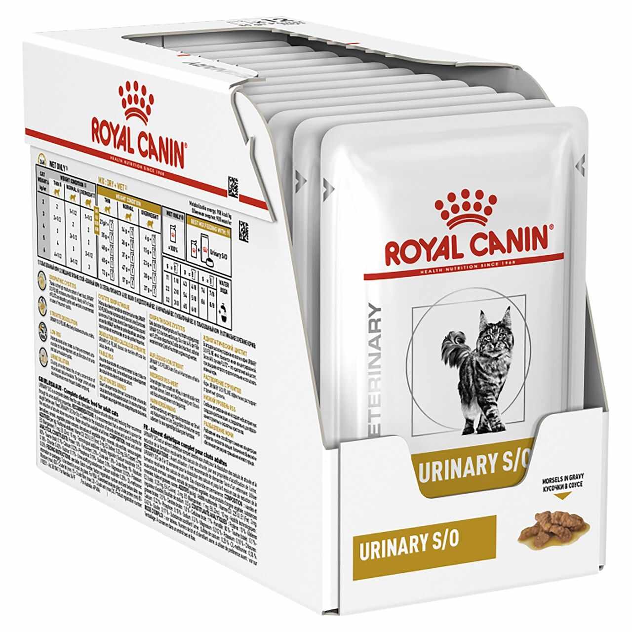 Royal Canin Wet Urinary SO Cat hrana umeda pisica in sos/ gravy, 12x85 g