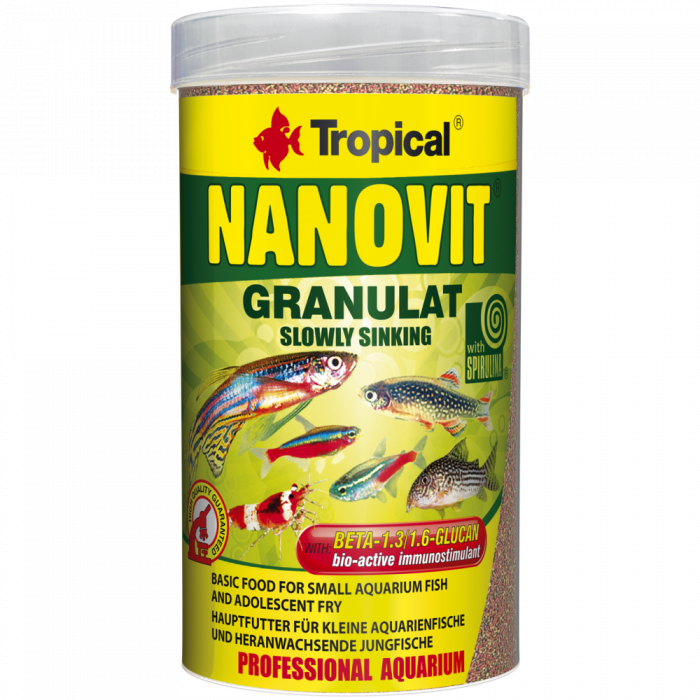 MIKRO-VIT NANOVIT granulat Tropical Fish, 100ml, 70g