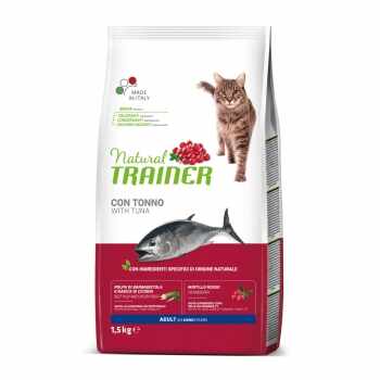 NATURAL TRAINER, Ton, hrană uscată pisici, 1.5kg