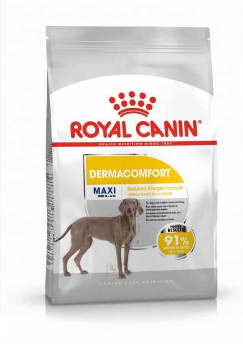 Royal Canin Maxi Dermacomfort hrana uscata caine, prevenirea iritatiilor pielii, 12 kg