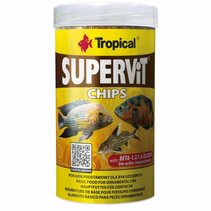 SUPERVIT Chips, Tropical Fish,100ml 52g