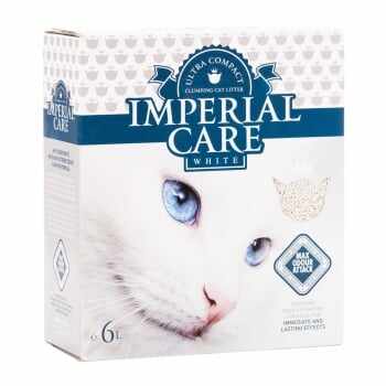 IMPERIAL CARE White, pachet economic asternut igienic bentonita pisici, iasomie, 6L x 3