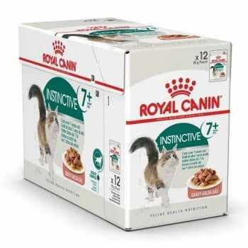 Royal Canin Instinctive 7+, 2 x bax hrană umedă pisici, (în sos), 85g x 12