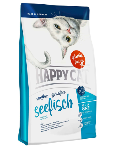 HAPPY CAT Sensitive Grainfree pește sea 300 g