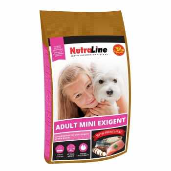 Nutraline Dog Adult Mini Exigent, 1 kg
