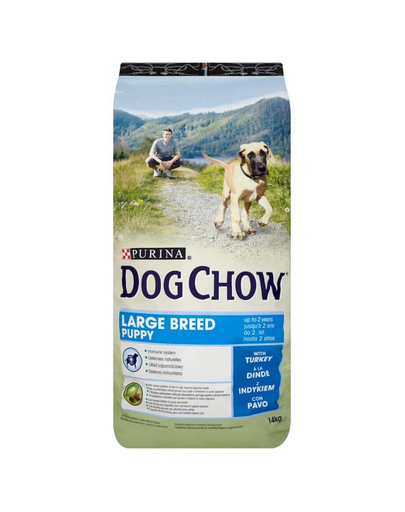PURINA dog chow puppy large breed 14 kg