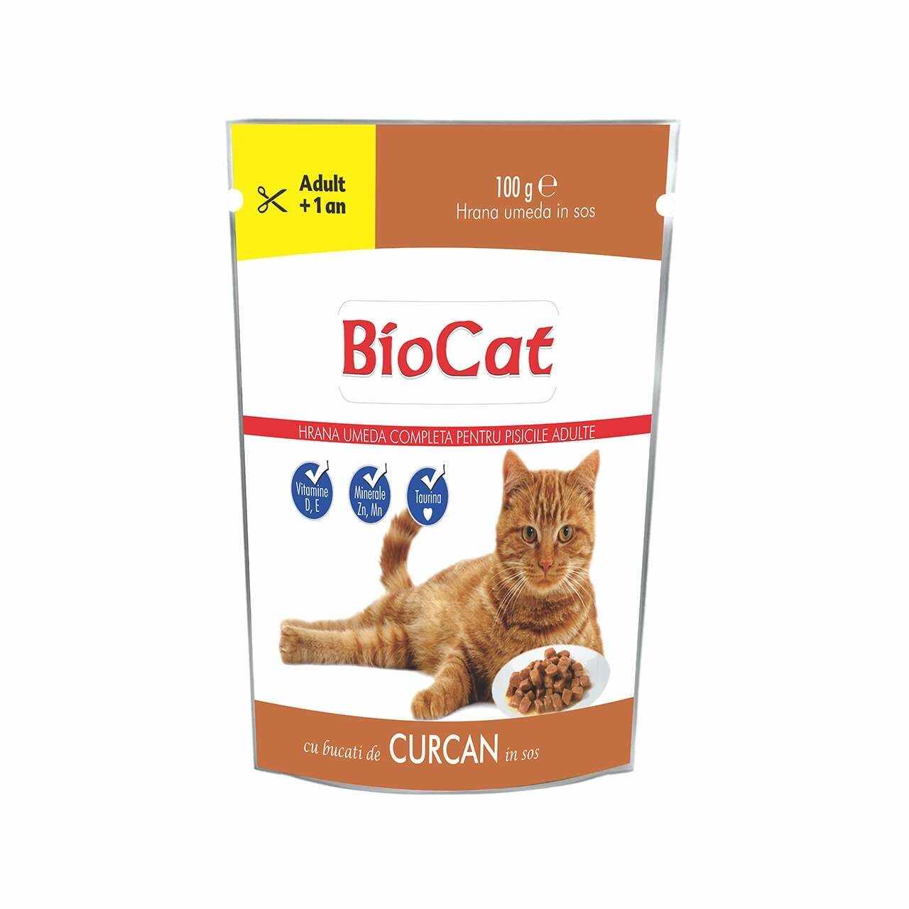 Bio Cat Plic Curcan In Sos, 100 g