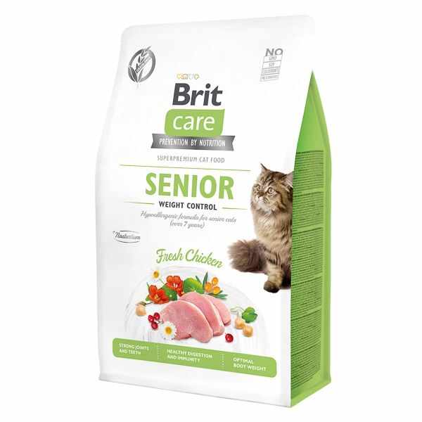 Brit Care Cat GF Senior Weight Control, 400 g