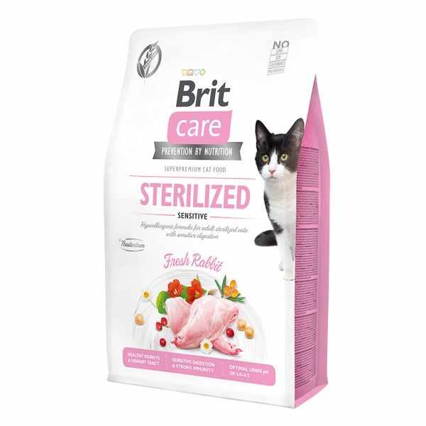 Brit Care Cat GF Sterilized Sensitive, 2 kg