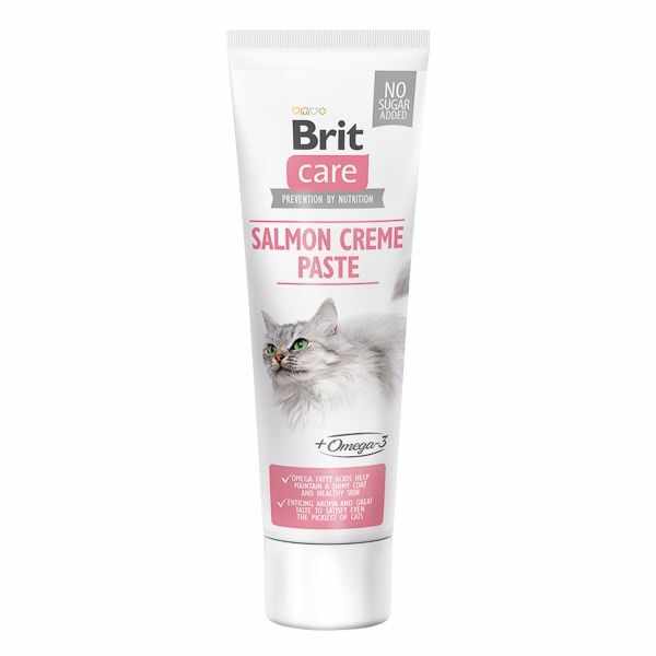 Brit Care Cat Paste Salmon Creme, 100 g