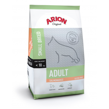 Arion Original Adult Small Breed cu Somon si Orez, 3 kg