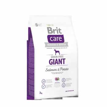 Brit Care Grain Free Giant Somon si Cartofi, 3 kg