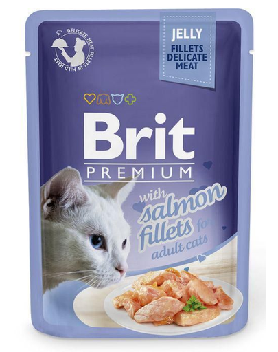 BRIT Premium Cat Fillets in Jelly somon 85 g