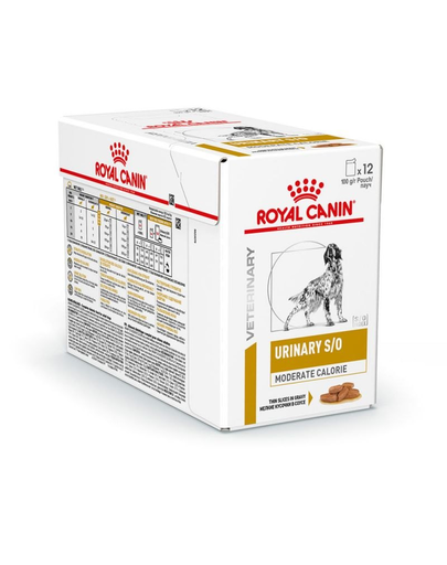 ROYAL CANIN Dog Urinary S/O Moderate Calories plic 12 x 100 g