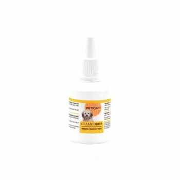 Solutie pentru Igiena Ochilor Petkult Clean Drop, 40 ml