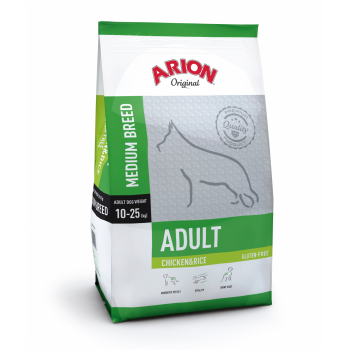 Arion Original Adult Medium cu Pui si Orez, 12 kg