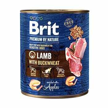 Pachet Brit Premium By Nature Lamb With Buckwheat 6x800 g